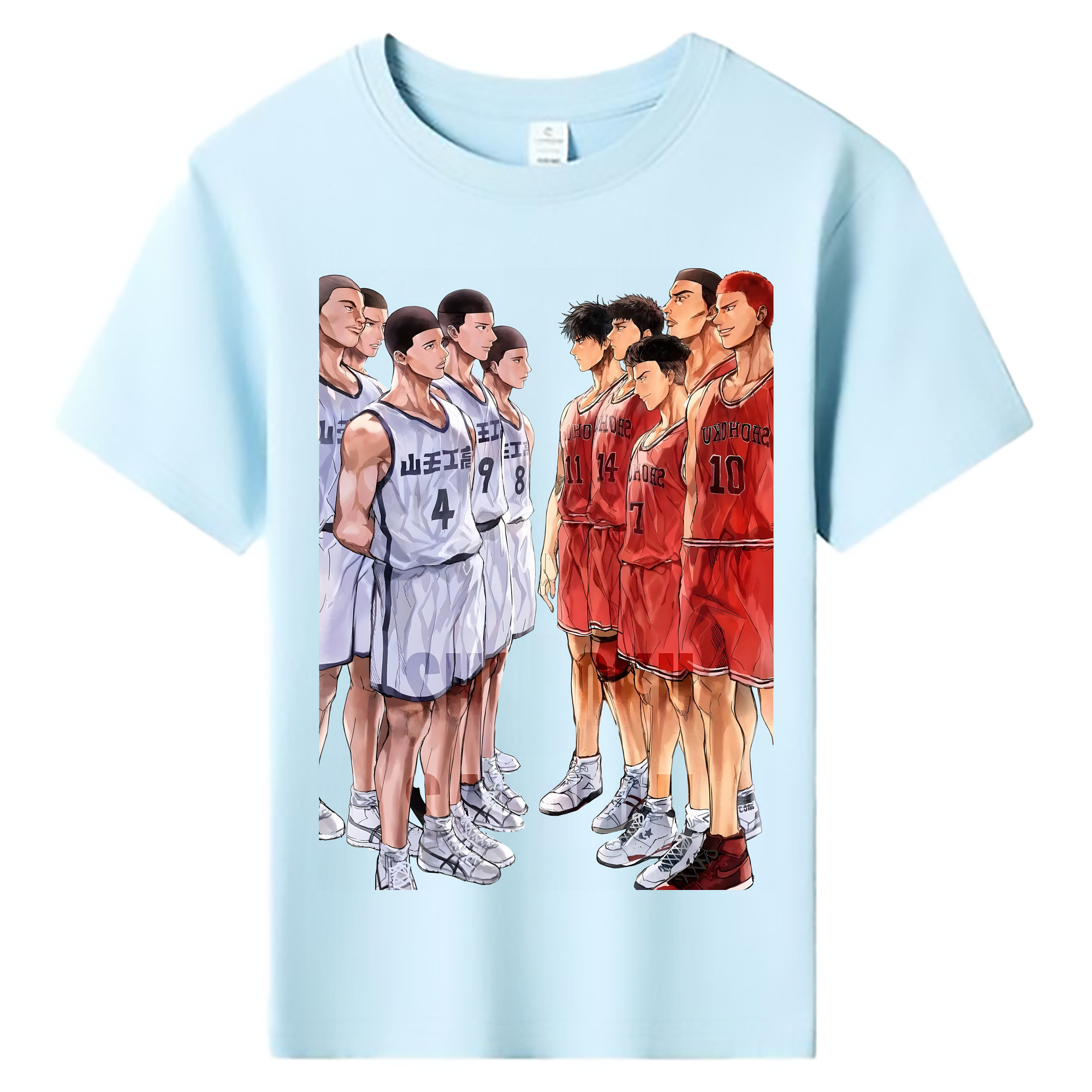 （画像用） SLAM DUNK／スラムダンク 綿100％キッズTシャツ（フロントプリント）
